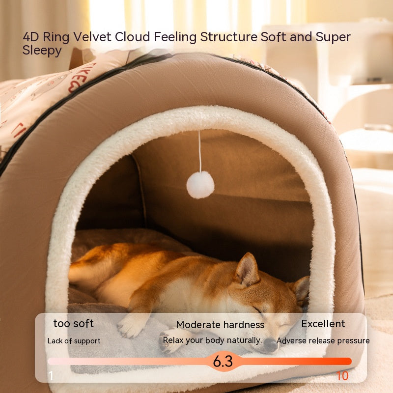 Winter Warm Dog House