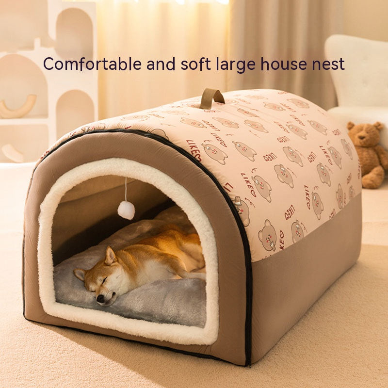 Winter Warm Dog House