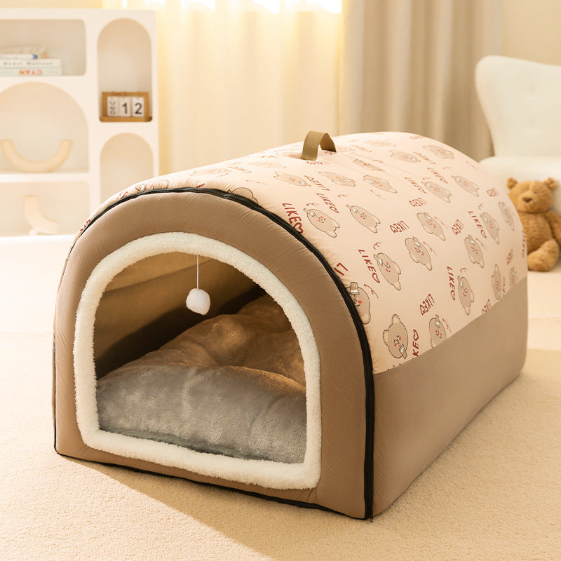 Winter Warm Dog House